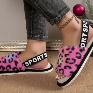 2- Fuzzy Multi Color Slippers